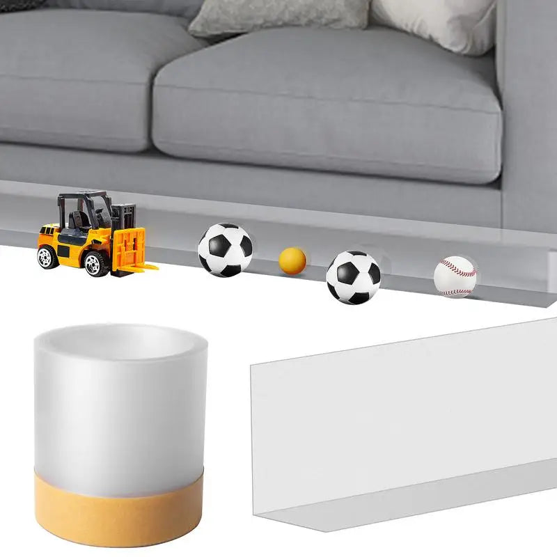 Toy Blockers for Furniture under Couch Blocker Adjustable Bumper Stop Things from Going under Sofa Furniture Bed for Pets Kids