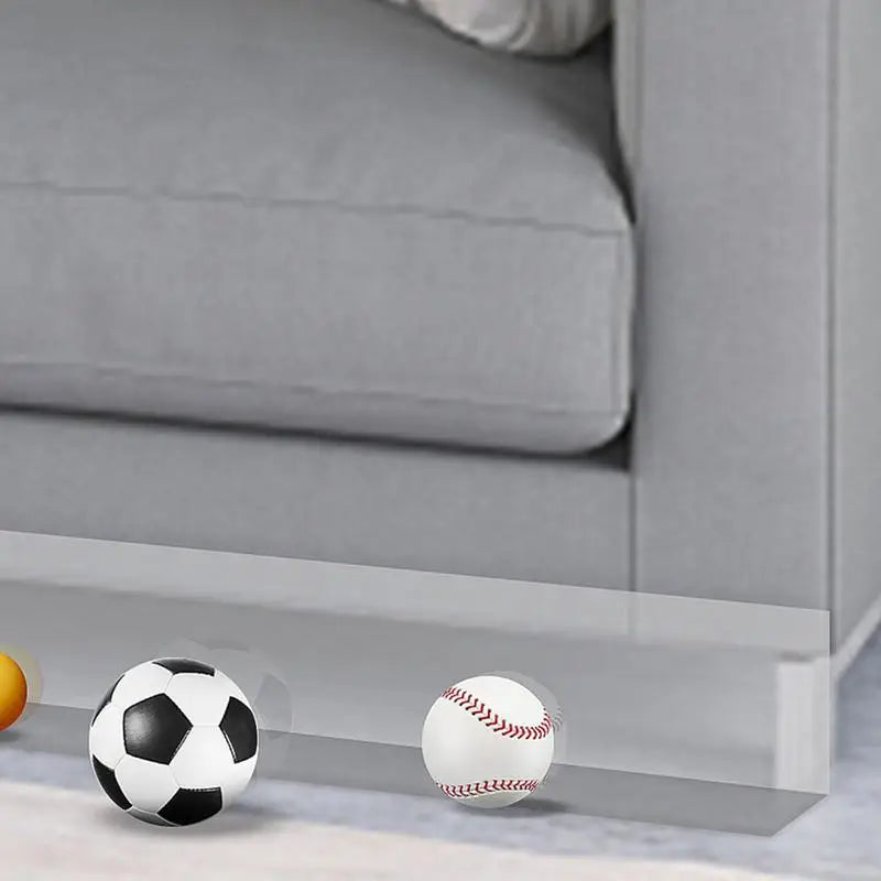 Toy Blockers for Furniture under Couch Blocker Adjustable Bumper Stop Things from Going under Sofa Furniture Bed for Pets Kids