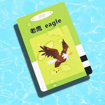 Talking Flash Cards with 112 Cards Pocket Speech Sight Words Flashcards Reader Educational Learning Toy for Kids Audio Book Gift